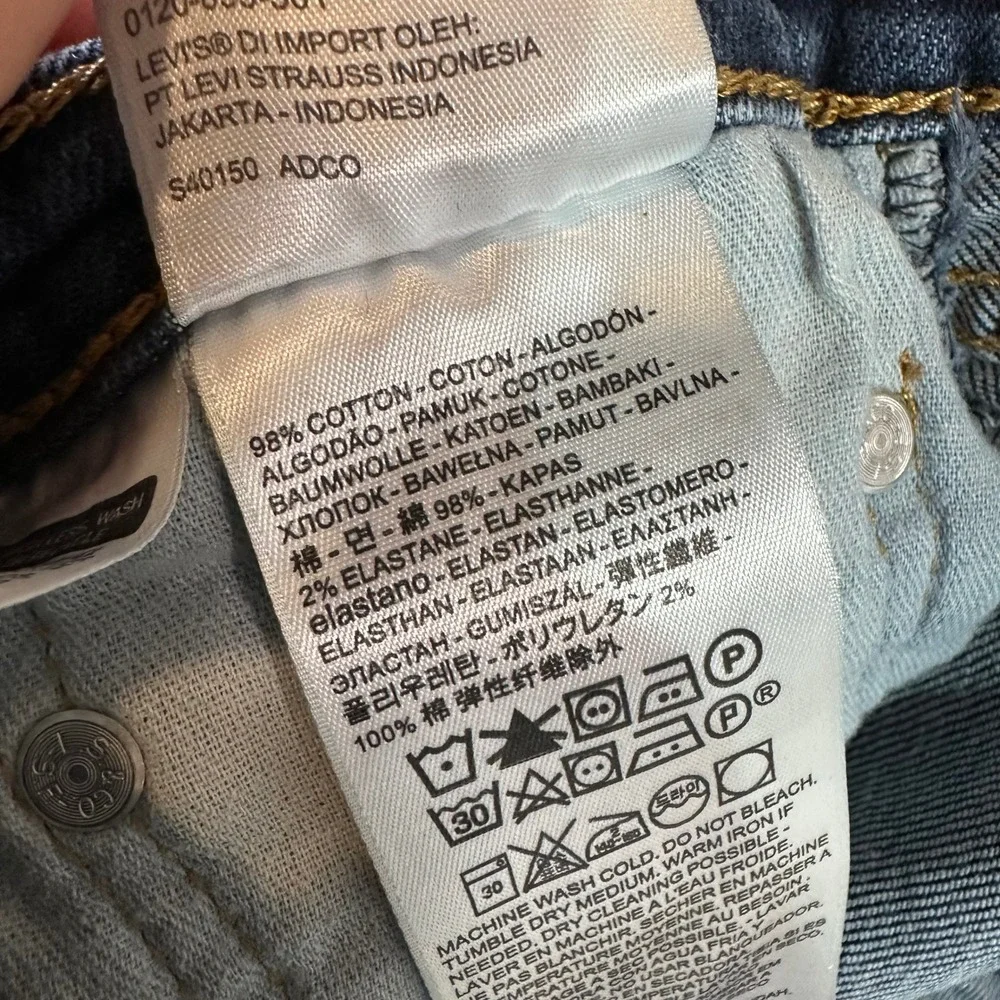 Levis 505 Jeans Mens 32x30 Regular Straight Fit Zip fly Modern Classic